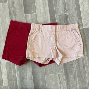 J Crew Chino Shorts Set